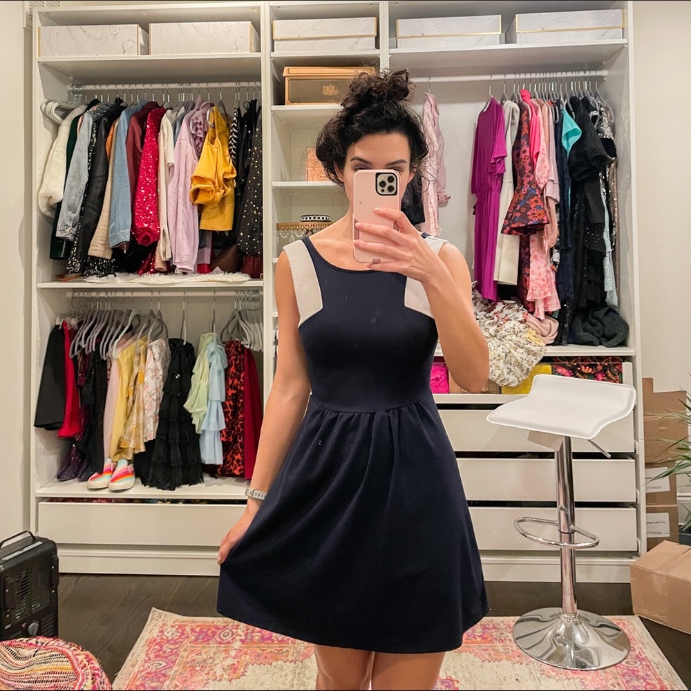 Blue dress